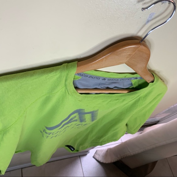 The North Face Men's Short Sleeve T-Shirt Mountain Athletics Green Size Medium - Picture 6 of 9